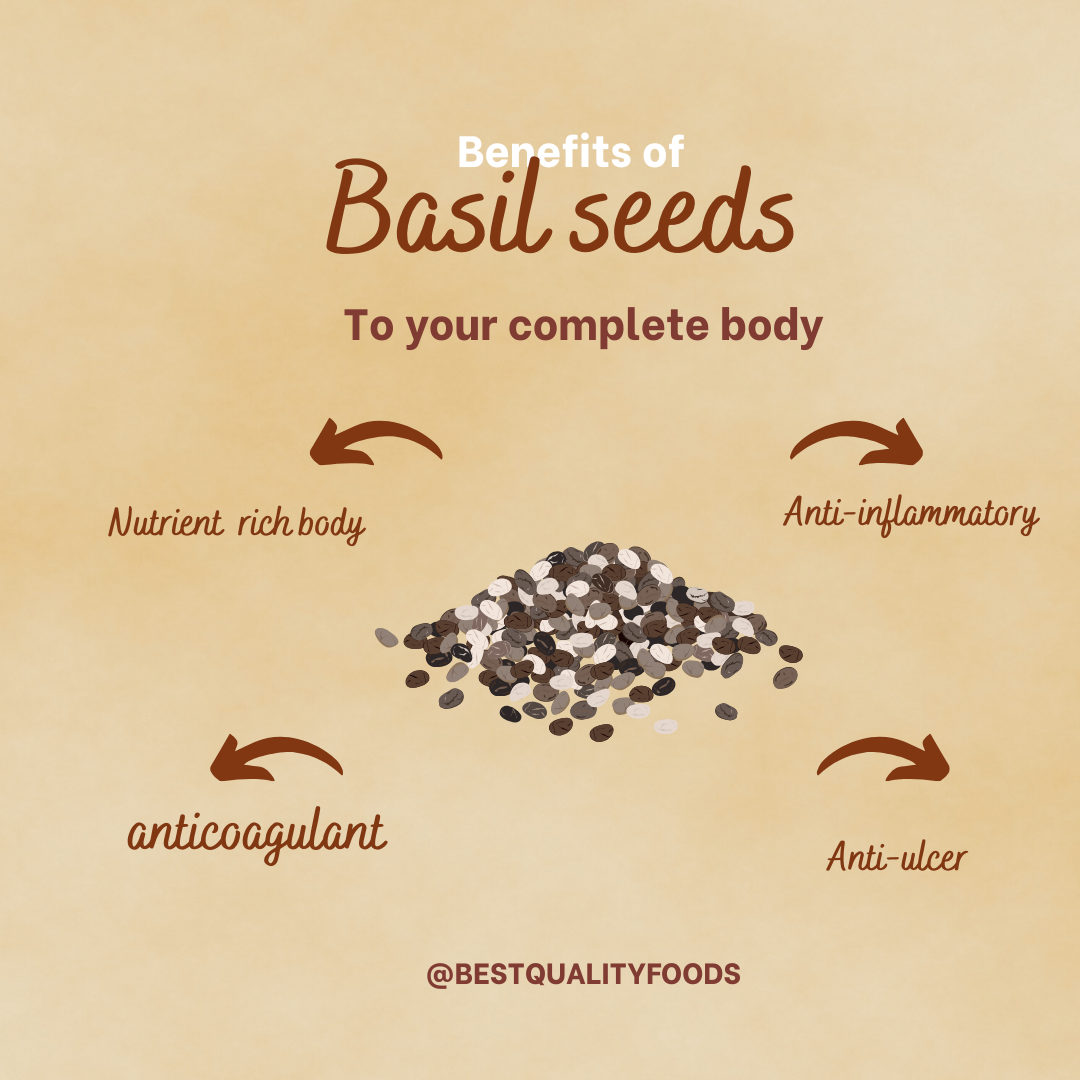 Raw Basil (Sabja) Seeds