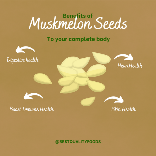 Premium Muskmelon Seeds (Raw & Shelled)