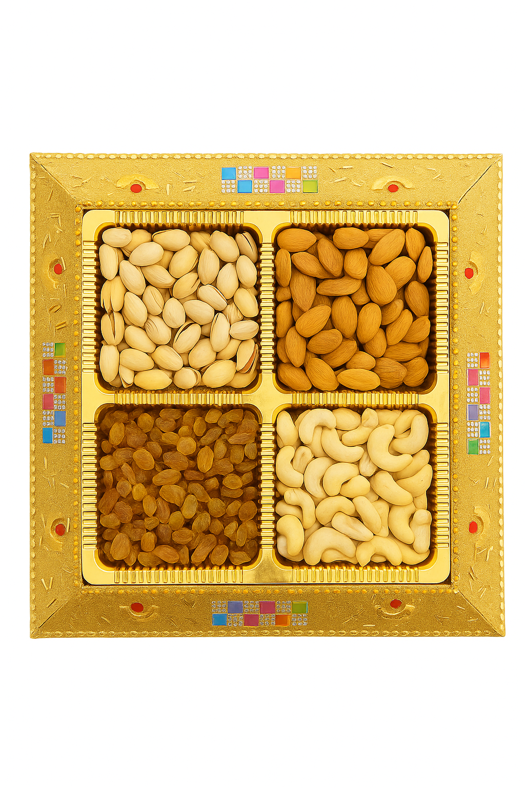 Square compartment giftpack